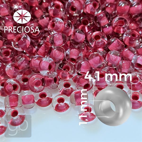 Preciosa rokajl 6/0 4,1 mm 38698 R��ov� 50 g
