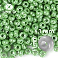 Preciosa rokajl 6/0 4,1 mm Zelená 58250 50 g