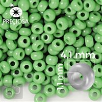 Preciosa rokajl 6/0 4,1 mm Zelená 53210 50 g