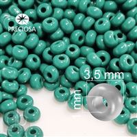 Preciosa korálky rokajl 7/0 3,5 mm Zelená (53240) 20 g