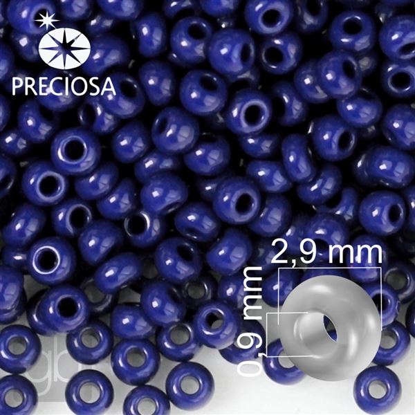 Preciosa rokajl 8/0 2,9 mm Modr 33070 50 g