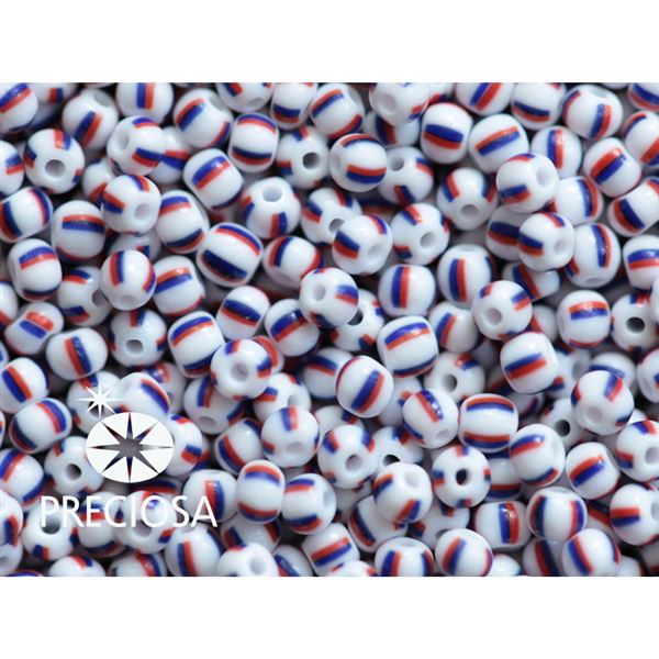 Preciosa STRIPED rokajl 8/0 2,9 mm (03370) 50 g