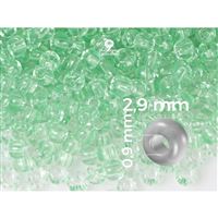 Preciosa STRIPED rokajl 8/0 2,9 mm irá Zelená 00851 50 g