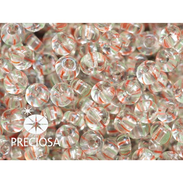 Preciosa STRIPED rokajl 8/0 2,9 mm (00951) 50 g