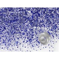 Preciosa STRIPED rokajl 8/0 2,9 mm irá Modrá 00330 50 g