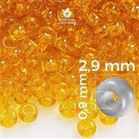 Preciosa rokajl 8/0 2,9 mm Oranová 80060 50 g