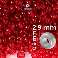 Preciosa rokajl 8/0 2,9 mm ervená 90090 50 g