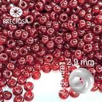 Preciosa rokajl 8/0 2,9 mm ervená 90120 50 g