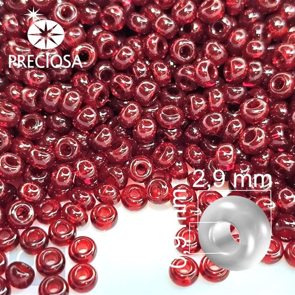 Preciosa rokajl 8/0 2,9 mm �erven� 90120 50 g