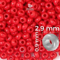 Preciosa rokajl 8/0 2,9 mm ervená 93190 50 g