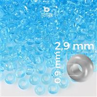 Preciosa rokajl 8/0 2,9 mm Modrá 60000 50 g