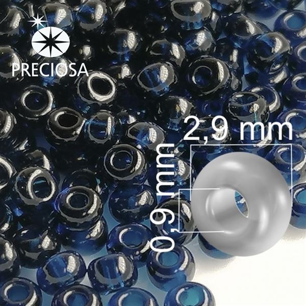 Preciosa rokajl 8/0 2,9 mm Modr 60100 50 g