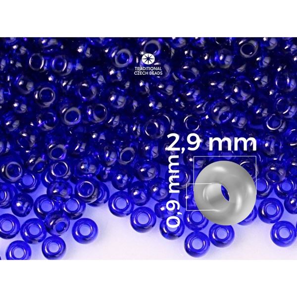 Preciosa rokajl 8/0 2,9 mm Modr� (30100) 50 g