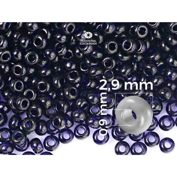 Preciosa rokajl 8/0 2,9 mm Modr� (30110) 50 g