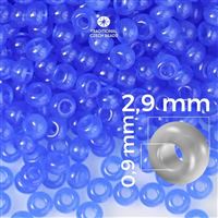 Preciosa rokajl 8/0 2,9 mm Modrá 32010 50 g