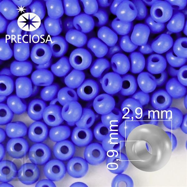 Preciosa rokajl 8/0 2,9 mm Modr 33040 50 g