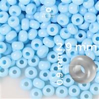 Preciosa rokajl 8/0 2,9 mm Modrá 63000 50 g