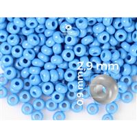 Preciosa rokajl 8/0 2,9 mm Modrá (63080) 50 g