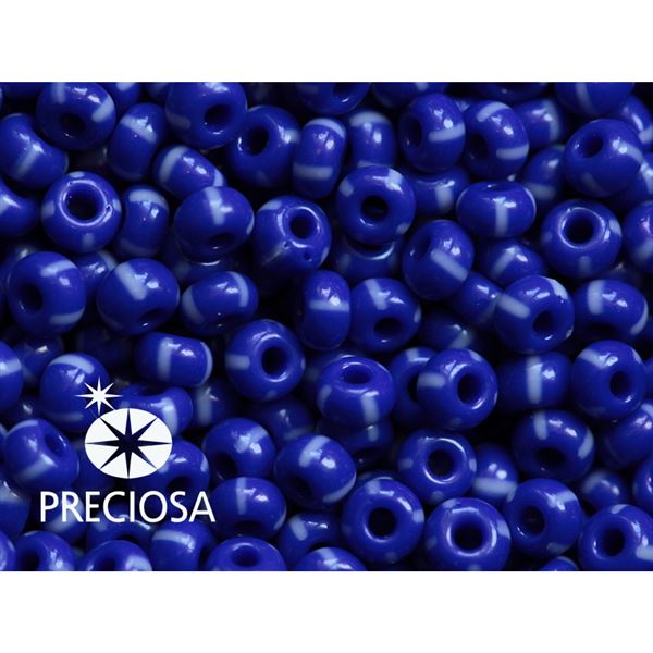Preciosa STRIPED rokajl 8/0 2,9 mm Modr Bl 33030 50 g