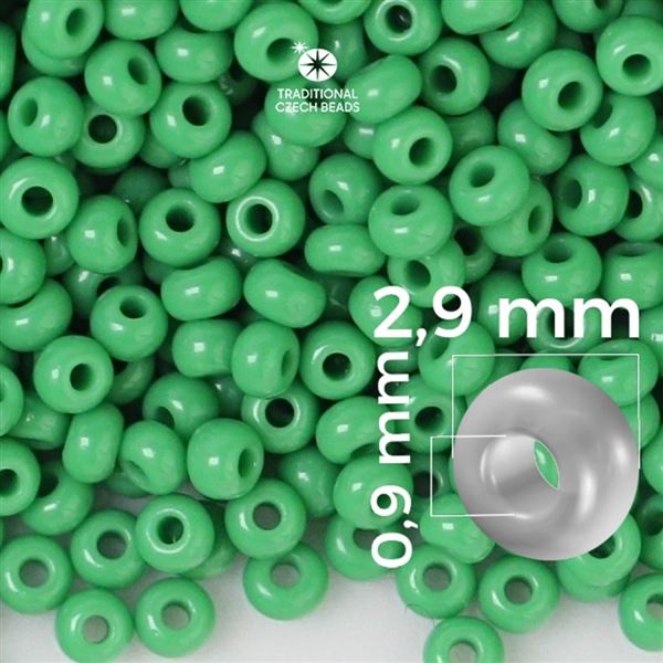 Preciosa rokajl 8/0 2,9 mm Zelen� 53250 50 g