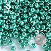 Preciosa rokajl 9/0 2,6 mm Zelená 18558 20 g