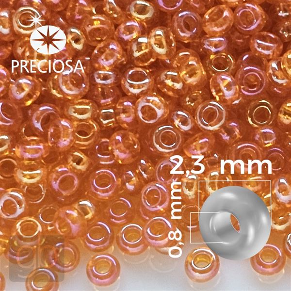 Preciosa rokajl 9/0 2,6 mm Oranov 91000 20 g