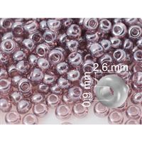 Preciosa korálky rokajl 9/0 - 2,6 mm Fialová (26010) 20 g