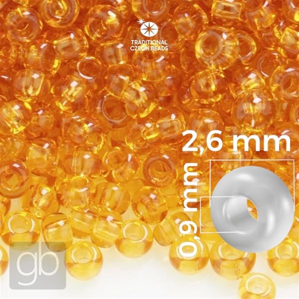 Preciosa rokajl 9/0 2,6 mm Hn�d� 10070 20 g