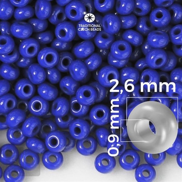 Preciosa rokajl 9/0 2,6 mm Modr� 33050 20 g