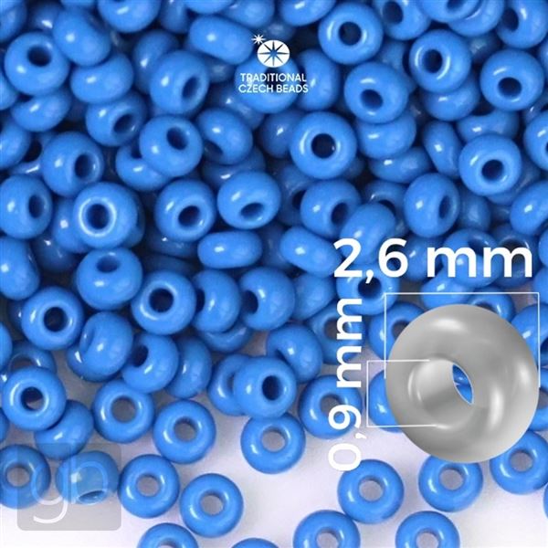 Preciosa rokajl 9/0 2,6 mm Modr� 33220 20 g