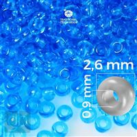 Preciosa rokajl 9/0 2,6 mm Modrá 60030 20 g