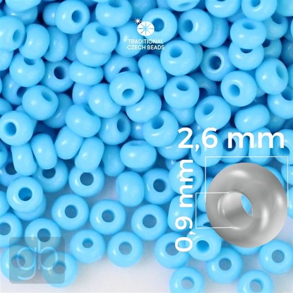 Preciosa rokajl 9/0 2,6 mm Modr� 63020 20 g