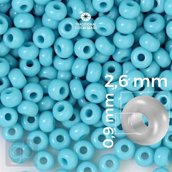 Preciosa rokajl 9/0 2,6 mm Modr� 63030 20 g