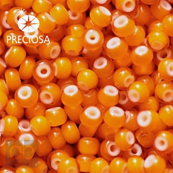 Preciosa Cornelian rokajl 9/0 2,6 mm Oran�ov� 93703 20 g