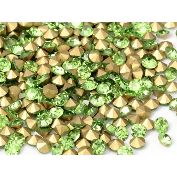 �atony sklen�n� 2 mm Zelen� Peridot