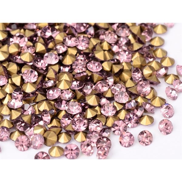 �atony sklen�n� 2 mm R��ov� Light Amethyst