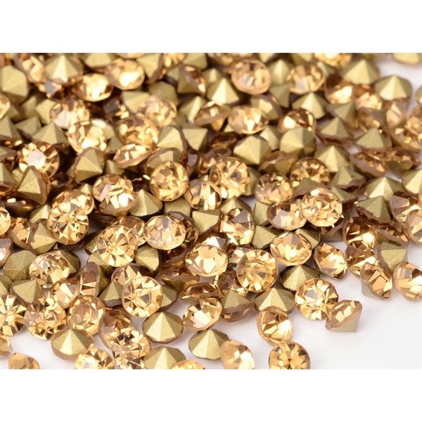 �atony sklen�n� 2 mm �lut� Light Topaz