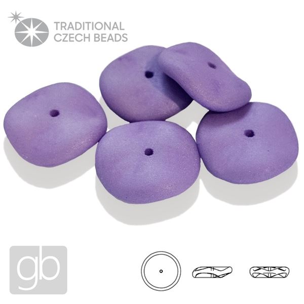 PRECIOSA RIPPLE 02010-29570 Fialov� 12 mm 5 ks