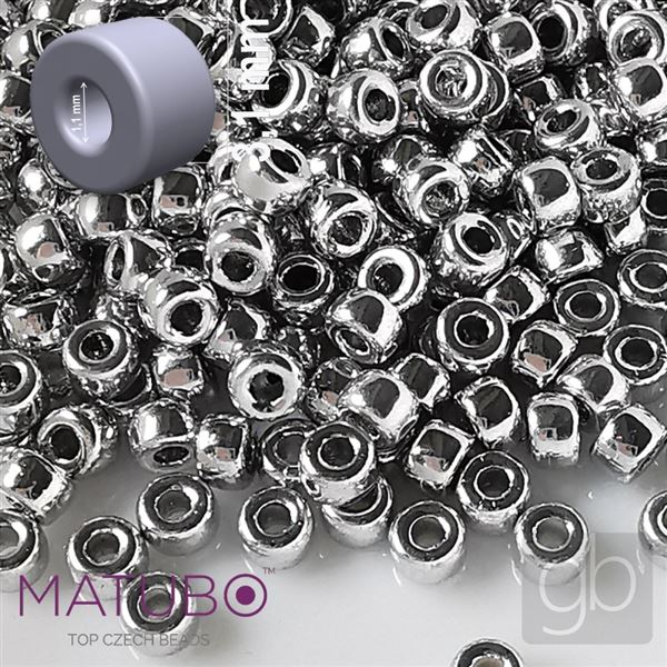 MATUBO Round 8/0 Stříbrná 00030-27000 10 g