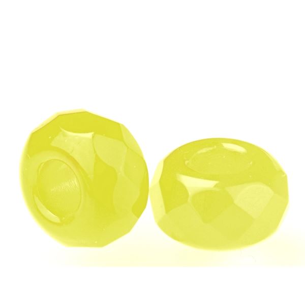 Korlky ambala 13x7 mm (otvor 5 mm) lut SAM44