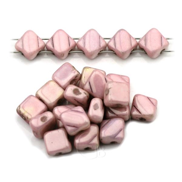 Silky Beads Dia 6x6 mm R��ov� (03000-15495)