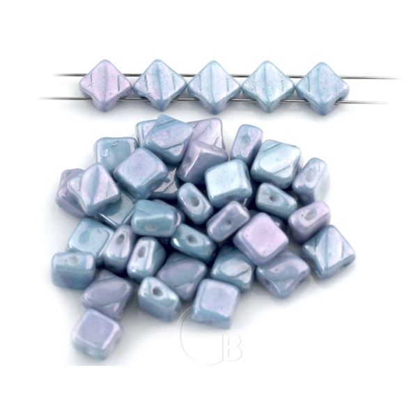 Silky Beads Dia 6x6 mm Modr� (03000-14464)