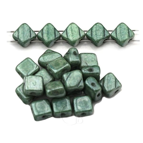 Silky Beads Dia 6x6 mm Zelen (02010-14459)