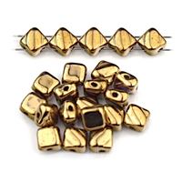 Silky Beads Dia 6x6 mm Zlatá (23980-90215)