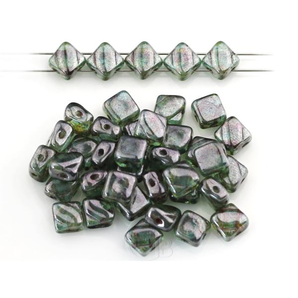 Silky Beads Dia 6x6 mm Zelen (00030-65431)