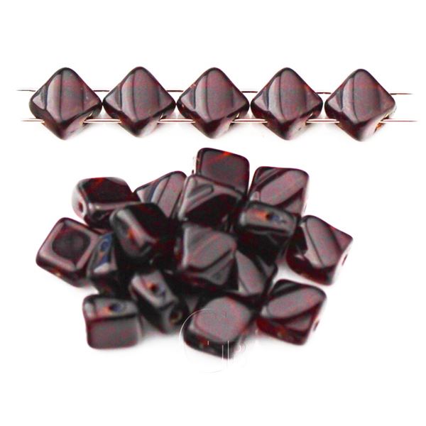 Silky Beads Dia 6x6 mm erven (90110-00000)