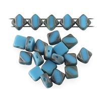 T.C. Silky Beads Dia 6x6 mm Modrá (63030 884110 27401)