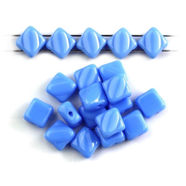 Silky Beads Dia 6x6 mm Modr (33100-00000)