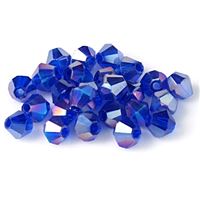 Brouené korálky Sluníka Bicone 3 mm Modrá SL_F3_16