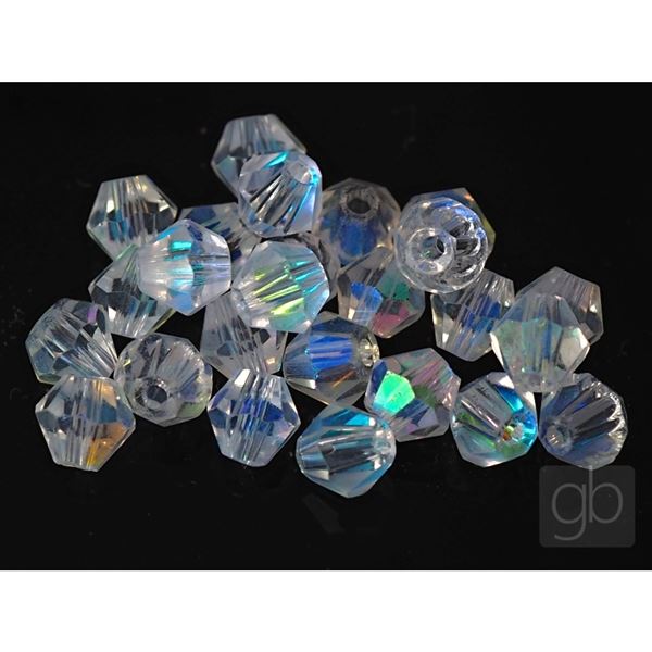 Brou�en� kor�lky Slun��ka Bicone 4 mm �ir� AB  SL_F4_148